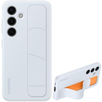 SAMSUNG szilikon telefonvédő (matt, beépített szíj) VILÁGOSKÉK Samsung Galaxy S24 Plus (SM-S926) kép
