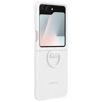 SAMSUNG szilikon telefonvédő (telefongyűrű) FEHÉR Samsung Galaxy Z Flip6 (SM-F741), Galaxy Z Flip7 FE (SM-F761) kép