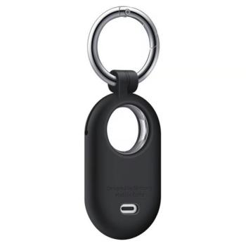 SAMSUNG szilikon tok (kulcstartó) FEKETE Samsung Galaxy SmartTag2 kép