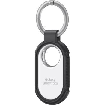 SAMSUNG szilikon tok (kulcstartó, közepesen ütésálló) FEKETE Samsung Galaxy SmartTag2 kép
