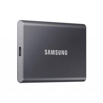 Samsung T7 hordozható SSD, 2TB, USB 3.2,Szürke (MU-PC2T0T/WW) kép
