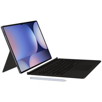 Samsung Tab S10 Ultra/S9 Ultra billentyűzetes gyári tok, angol kiosztás, Fekete kép
