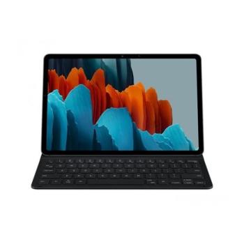 Samsung TAB S7 billentyűzetes flip tok mobil eszközhöz, QWERTY, fekete (EF-DT630BBGGDE) Csomagolássérült kép