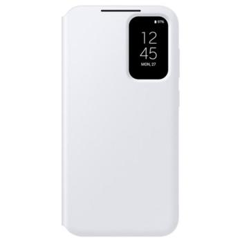 SAMSUNG tok álló (aktív FLIP, oldalra nyíló, átlátszó előlap) FEHÉR Samsung Galaxy S23 FE (SM-S711) kép
