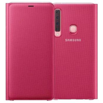 SAMSUNG tok álló (aktív FLIP, oldalra nyíló, bankkártya tartó) RÓZSASZÍN Samsung Galaxy A9 (2018) SM-A920 kép
