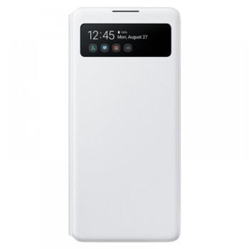 SAMSUNG tok álló (aktív FLIP, oldalra nyíló, hívószámkijelzés, Smart View Cover) FEHÉR Samsung Galaxy S10 Lite (SM-G770F) kép