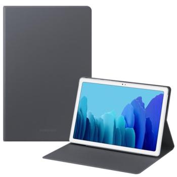 SAMSUNG tok álló, bőr hatású (FLIP, oldalra nyíló, asztali tartó funkció) SZÜRKE Samsung Galaxy Tab A7 10.4 (2020) WIFI SM-T500, Samsung Galaxy Tab A7 10.4 (2020) LTE SM-T505, Samsung Galaxy kép