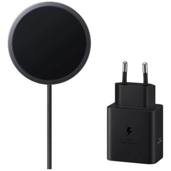 Samsung vezeték nélküli töltő 25W, hálózati adapterrel, 45W, fekete EP-P2900TBE kép