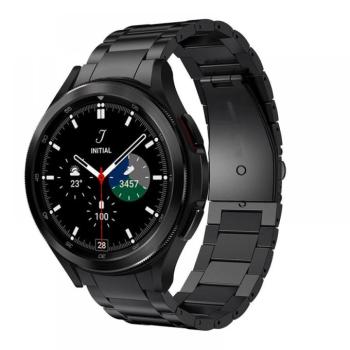 Samsung Watch 4/5 fém óraszíj,20mm,Fekete kép