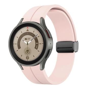 Samsung Watch 4/5 mágneses szil óraszíj,20mm,Pink kép