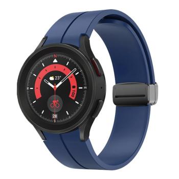 Samsung Watch 4/5 mágneses szil óraszíj,20mm,S.Kék kép