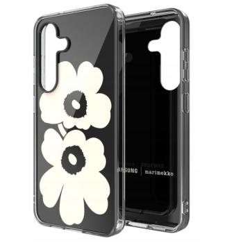 Samsung X Marimekko Dual Layer Galaxy S25 gyári tok, fekete-bézs kép