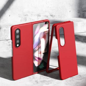 Samsung Z Fold 4 Gumírozott PC hátlap, Piros kép