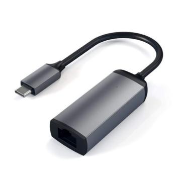 Satechi Aluminum USB-C - Gigabit Ethernet adapter, szürke kép