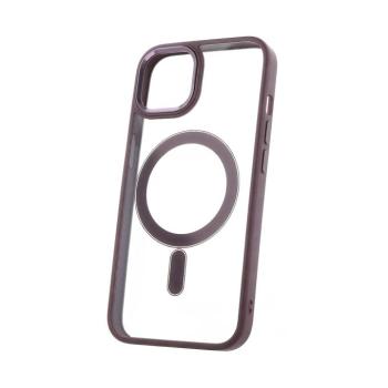 Satin Clear MagSafe-kompatibilis tok iPhone 14 - lila kép