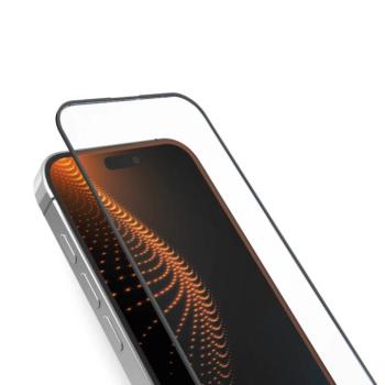 SBS D3O edzett üveg fekete szegéllyel applikátorral iPhone 16 Pro Max kép