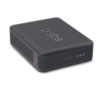 SBS TEBB10000HDPD20K powerbank 1xUSB-A és 1xUSB-C csatlakozással 10000mAh 20W PD - fekete kép