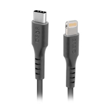 SBS TECABLELIGTC1K Type-C - Lightning kábel 100cm - fekete kép