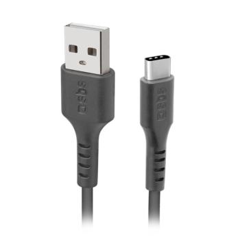 SBS TECABLEMICROC15K USB-A - Type-C kábel 150cm - fekete kép