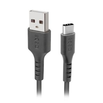 SBS TECABLETC220K USB-A - Type-C kábel 200cm - fekete kép
