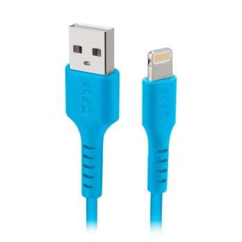 SBS TECABLEUSBIP589A USB-A - Lightning kábel 100cm - kék kép