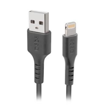 SBS TECABLEUSBIP589K USB-A - Lightning kábel 100cm - fekete kép