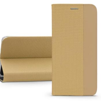 Sensitive Book Flip bőrtok - Xiaomi Redmi Note 12 5G/Poco X5 5G - arany kép