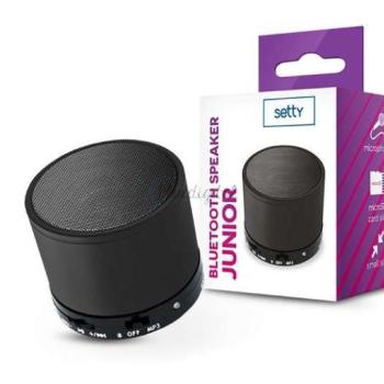 Setty bluetooth mini hangszóró - Setty Junior Bluetooth Speaker - fekete kép
