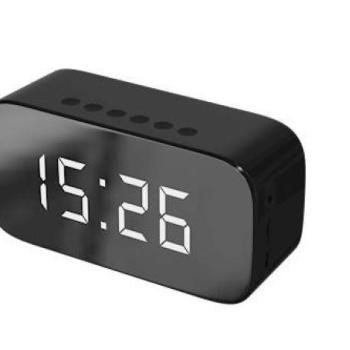 Setty GB-200 fekete bluetooth hangszóró órával 3W kép