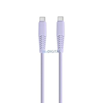 Setty kábel USB-C - USB-C 1,5 m 20W KSC-C-1.5209 lila kép