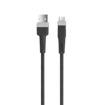 Setty KNA-M-1.221 USB-A - microUSB kábel 1.2 m 2A - fekete kép