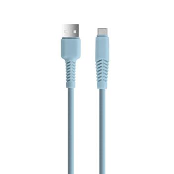 Setty KSA-C-1.523 USB-A - Type-C kábel 2.1A 1.5m - kék kép