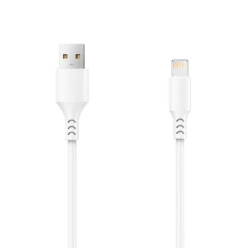 Setty KSA-L-1.5210 USB-A - Lightning kábel 2A 1m - fehér kép