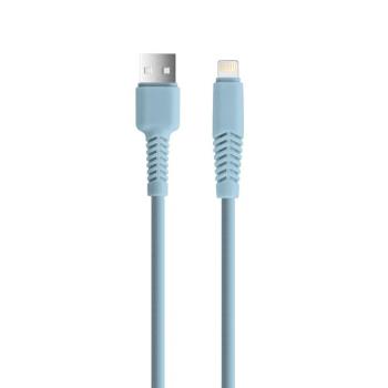 Setty KSA-L-1.526 USB-A - Lightning kábel 2.1A 1.5m - kék kép
