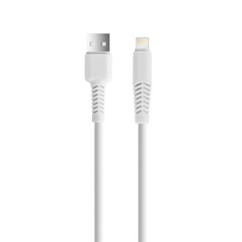 Setty KSA-L-320 USB-A - Lightning kábel 2A 3m - fehér kép