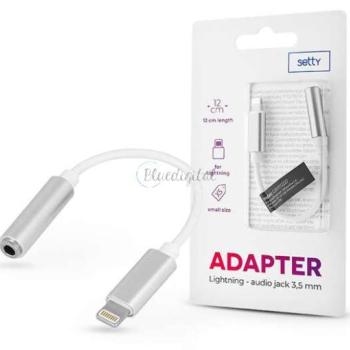 Setty lightning adapter 3,5 mm jack füllhallgatóhoz - Setty Lightning - Audio Jack 3,5 mm Adapter - ezüst kép