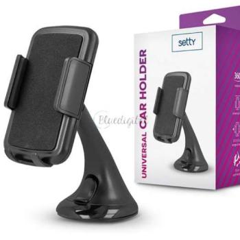 Setty univerzális PDA/GSM autós tartó - Setty U16 Universal Car Holder - fekete kép