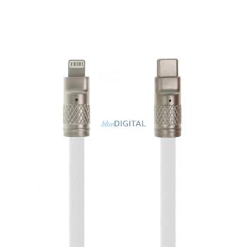 Setty Zink kábel USB-C - Lightning 1,2 m 27W KZC-L-1.2270 fehér kép