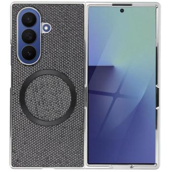 Shine Samsung Galaxy Z Fold 7 mágneses hátlap tok, szürke kép