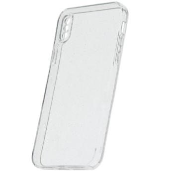 Shine tok iPhone X/XS - átlátszó csillogós kép