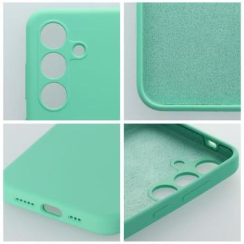 SILICONE 2mm tok Samsung Galaxy S25 Plus - mentazöld kép