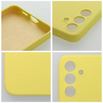 SILICONE 2mm tok Samsung Galaxy S25 - sárga kép