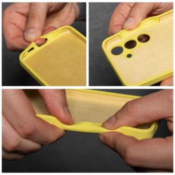 SILICONE 2mm tok Xiaomi Redmi 14C - sárga kép