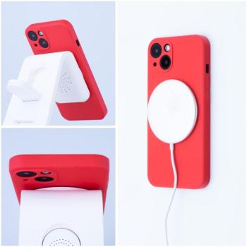 SILICONE MAG COVER MagSafe-kompatibilis tok iPhone 16 Pro - piros kép