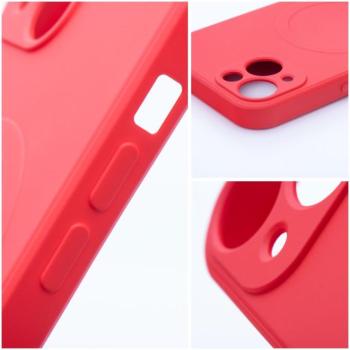SILICONE MAG COVER MagSafe-kompatibilis tok iPhone 16e - piros kép