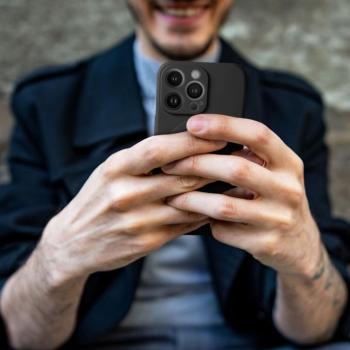 SILICONE MAG COVER MagSafe-kompatibilis tok Samsung Galaxy A36 - fekete kép