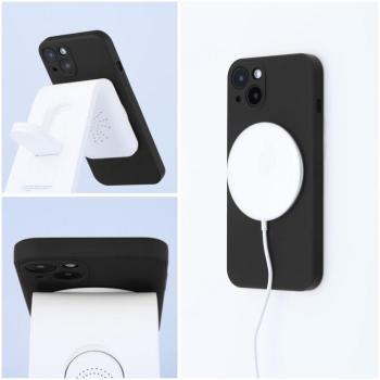 SILICONE MAG COVER MagSafe-kompatibilis tok Samsung Galaxy A54 5G - fekete kép