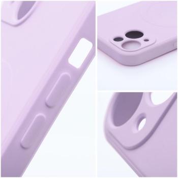 SILICONE MAG COVER MagSafe-kompatibilis tok teljes kamerasziget kivágással iPhone 17 Pro Max - rózsaszín kép