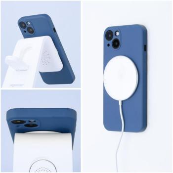 SILICONE MAG COVER MagSafe-kompatibilis tok teljes kamerasziget kivágással iPhone Air - kék kép