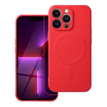 Silicone Mag Samsung Galaxy A57 szilikon hátlap tok, MagSafe, piros kép
